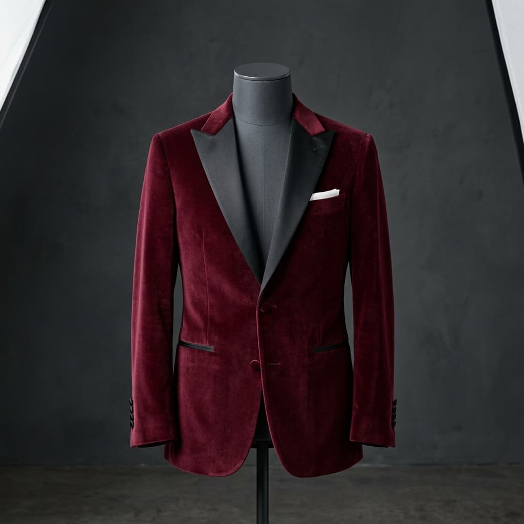 Bordo Kadife Ceket